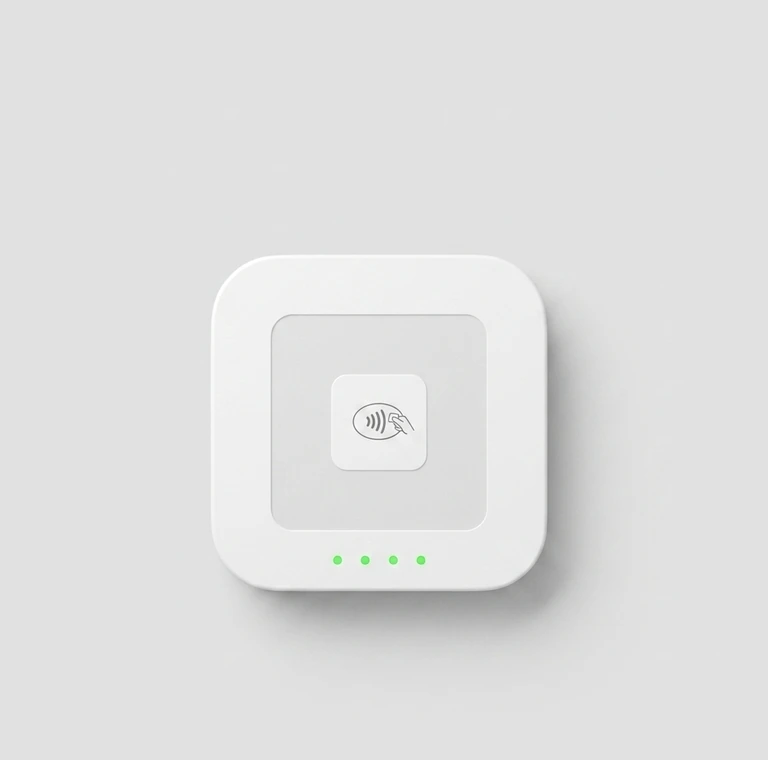 Square contactless and chip reader product render
